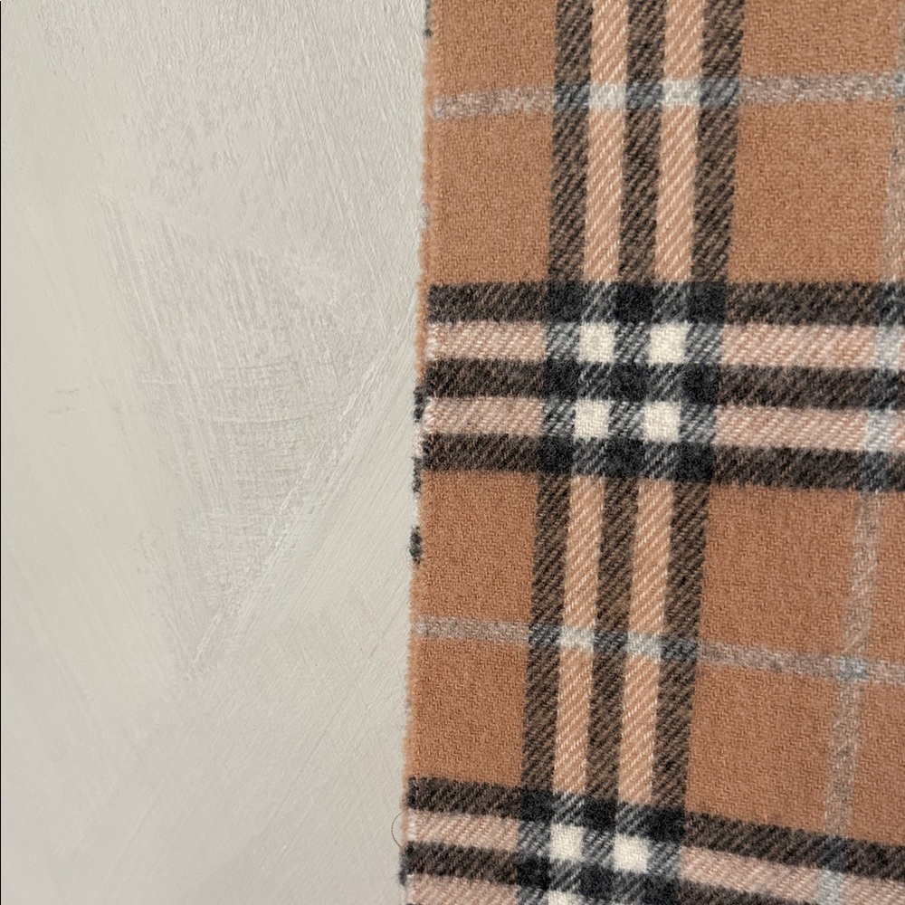 Burberry Plaid Fringe Scarf - Picture 4 of 5